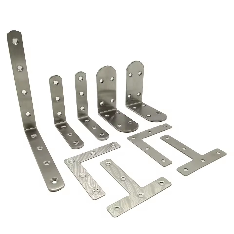Steel Flat Angle Bracket Iron Metal Cabinet Frame Corner Bracket Frame Corner Bracket