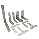 Steel Flat Angle Bracket Iron Metal Cabinet Frame Corner Bracket Frame Corner Bracket