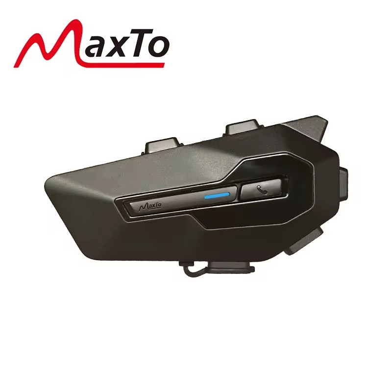 X2 Mesh 3.0 Silicone Motorcycle for Intercom Headset with 20 Hours Long Range Helmet Communication System