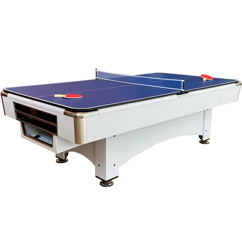 Hot Sell 3 in 1 9 Feet Auto-Ball Billiard Pool Table With Accessories Multi Functions Game Table