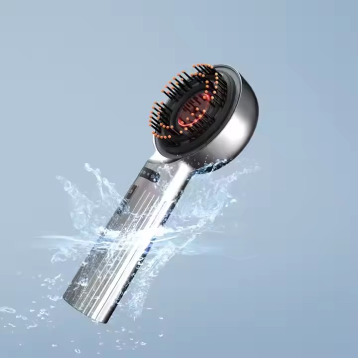 infrared ray Multi-Functional 3-in-1 Haircare Tool New Style Light Hair Comb Scalp Wet/Dry Head Massager Oil Infrared Ray Massager