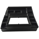 Customized ABS/PS Plastic Pencil Tray with Vacuum Thermoforming and Texture-OEM Parts Available