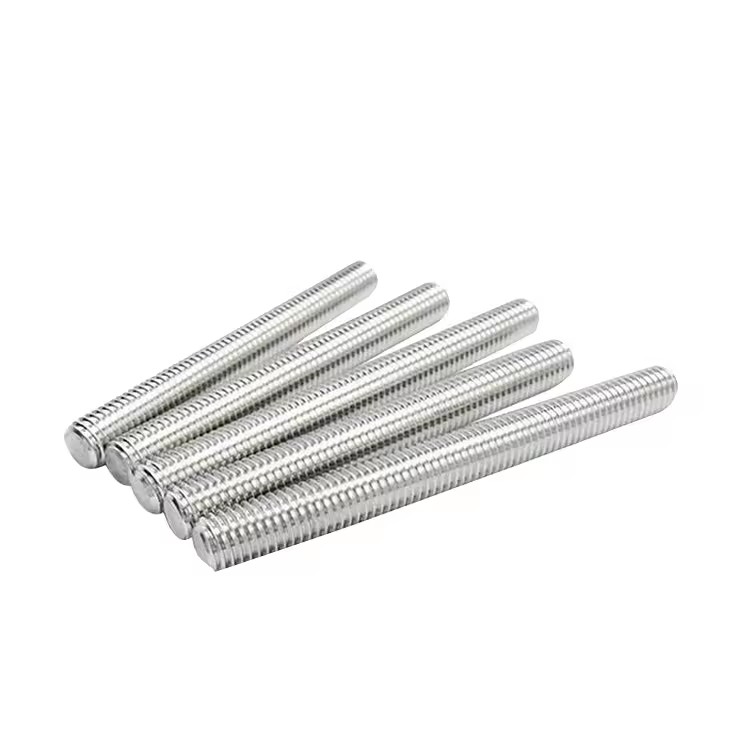 Q235B Carbon Steel M12 Threaded Rod Electro Galvanized Fully Thread Stud Bolt 3M for Construction Fastener