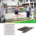Waterjet Cutting Head Spare Parts Waterjet Mixting Tubes Waterjet Cutting Nozzle 9.45*1.02*76.2mm