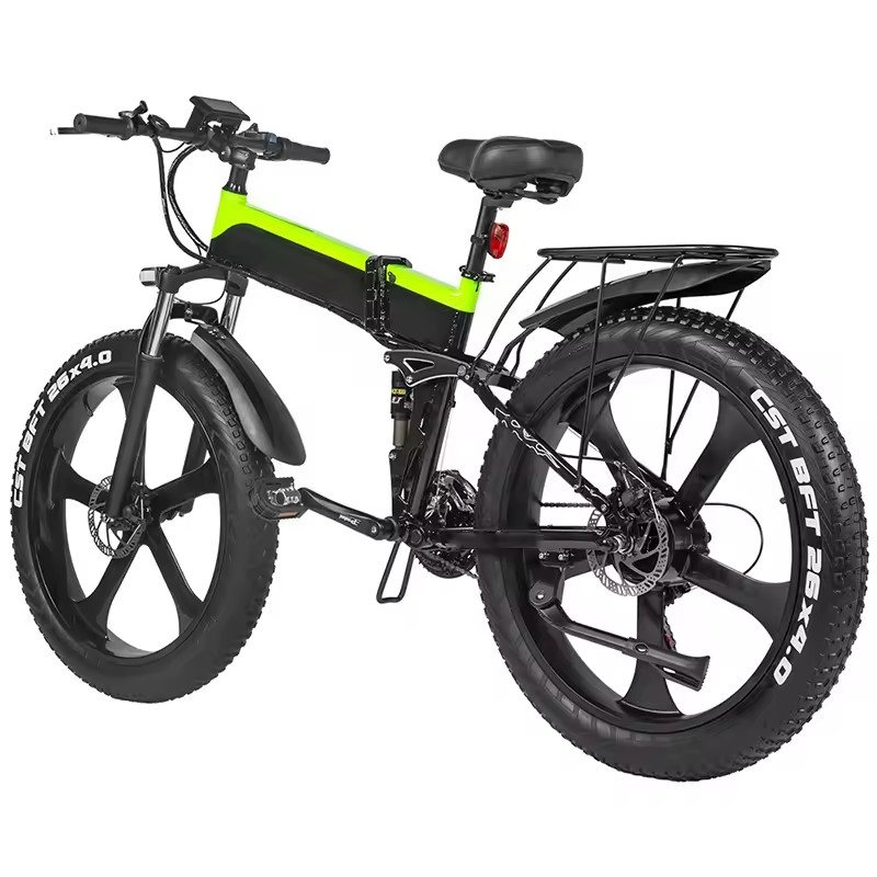 1000w Ebike Folding Rear Brushless Motor Fat Electric Bike Manufacture 13AH Lithium Battery E-bike Mtb Ebike Folding 1000w