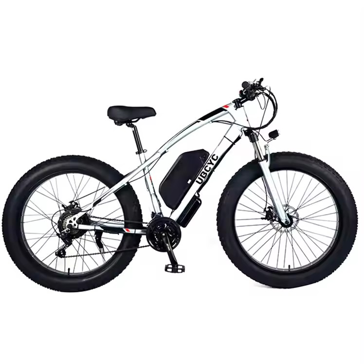 26-Inch Fat Tire Electric Mountain Bike with 48V 15ah Battery MTB Folding E-Bicycle with Hydraulic Disc Brake