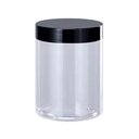 pp Covered Plastic Pots Food Grade Transparent Plastic Jars Cosmetic Packaging Cans