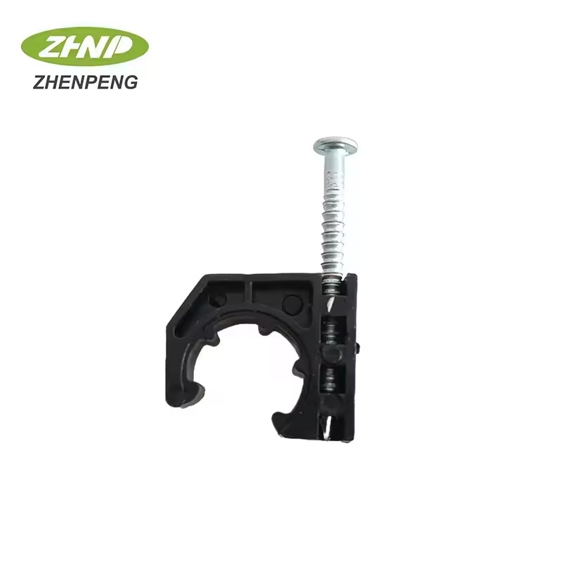 Plumbing Water Pipe Support Hanger Black Metal Mounting Bracket Suspension Clamp Fit PEX Copper CPVC Tubing Fixing Fitting