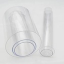 Custom Transparent Round Tube Made of PC Material with Screen Printing for Plastic Packaging and PC Pipe Fittings
