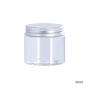 Food Grade 50ml Body Butter Jar Luxury Plastic Pot 20ml 25ml 30ml 40ml 50ml 60ml 80ml Cosmetic Jars With Aluminum Lid