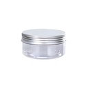 Aluminum Covered Plastic Pots Food Grade 80ml Transparent Plastic Jars Cosmetic Packaging Cans
