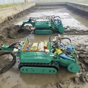 Compact Pipe Dredging Robot Easy Operation For Drainage System