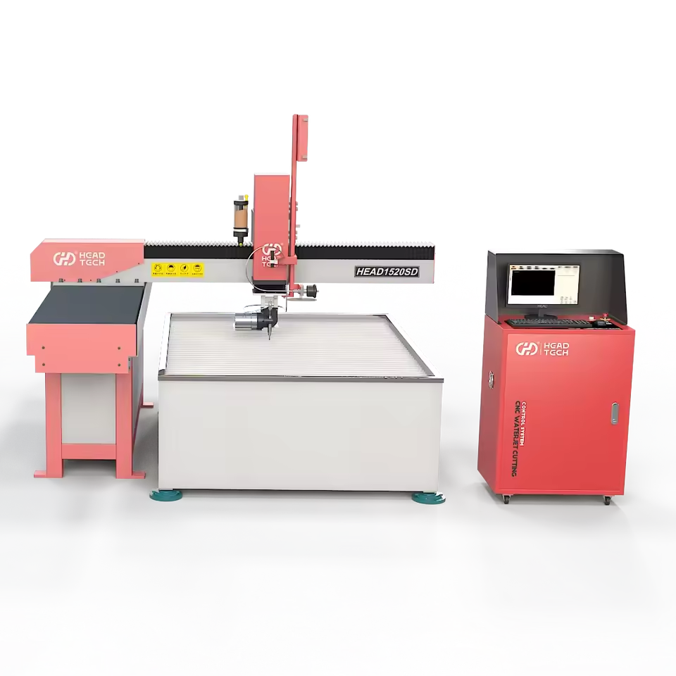 CNC Abrasive Waterjet Machine Cut Metal Stone Tile Glass Small Open Workbench Factory Price