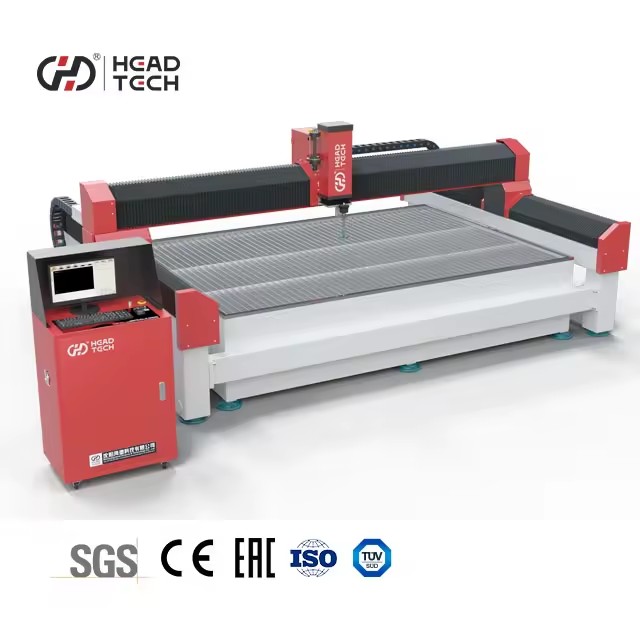 Hi-Tech Water Jet Armoured Glass Waterjet Cutting Machine