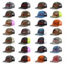 Custom Embroidery Mesh Camo Gorras Cap Classic 6 Panel Printed Trucker Hat Richardson 112P Trucker Hats