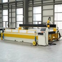 3 Axis Water Jet Cutting Machine 5 Axis CNC Kitchen Bathroom Countertops Waterjet Cutter With High Performance Booster Pump