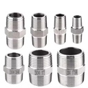 High Quality 316 Stainless Steel Polished Forged High Pressure Dual 3/4" NPT 1/8"-4" Hex Nipples MSS SP-83