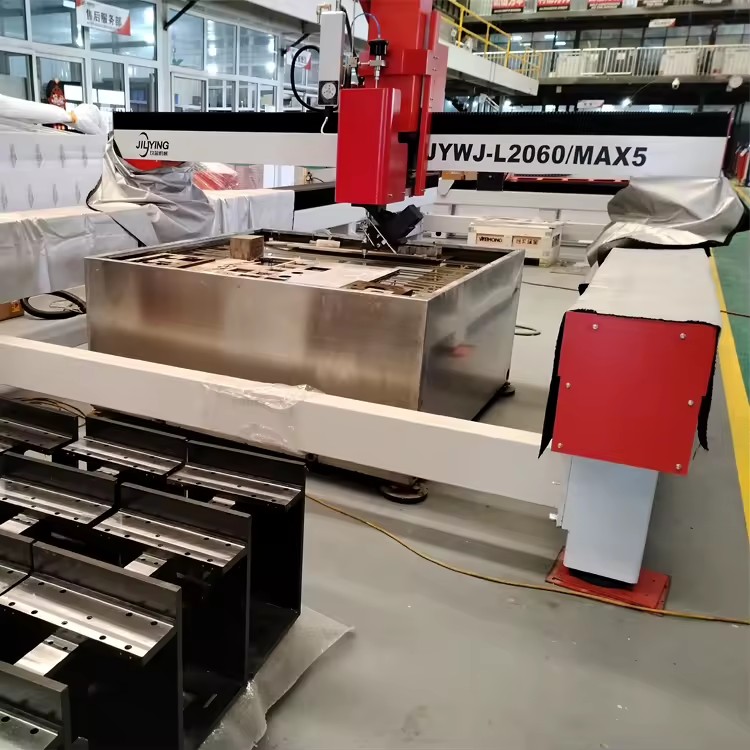 desktop New Design 5 Axis 4000x2000mm Water Jet Cutting Machine Waterjet Cutter