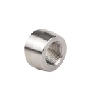 Promotional Durable High Stainless Steel Pipe Fittings 1/8"-4" 304/316 Threaded Connection Forged CNC Machined ASTM/ASME