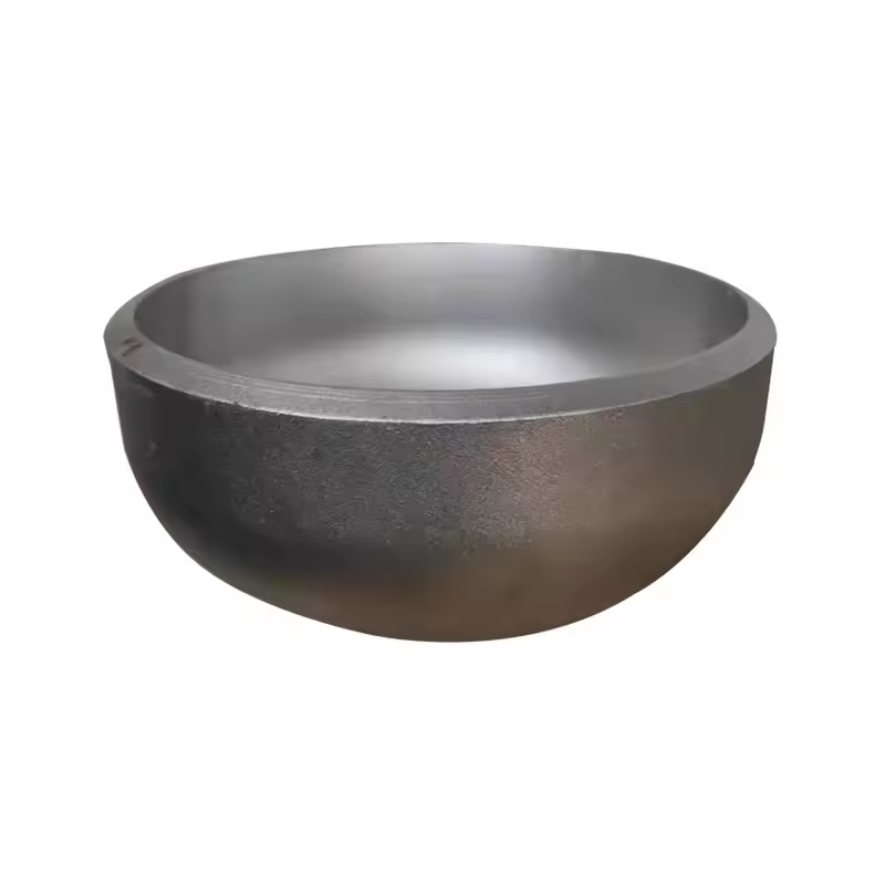 Carbon Steel Welded Round Head Pressing Pipe Cap DN15-DN600 DIN2617 Customizable Color