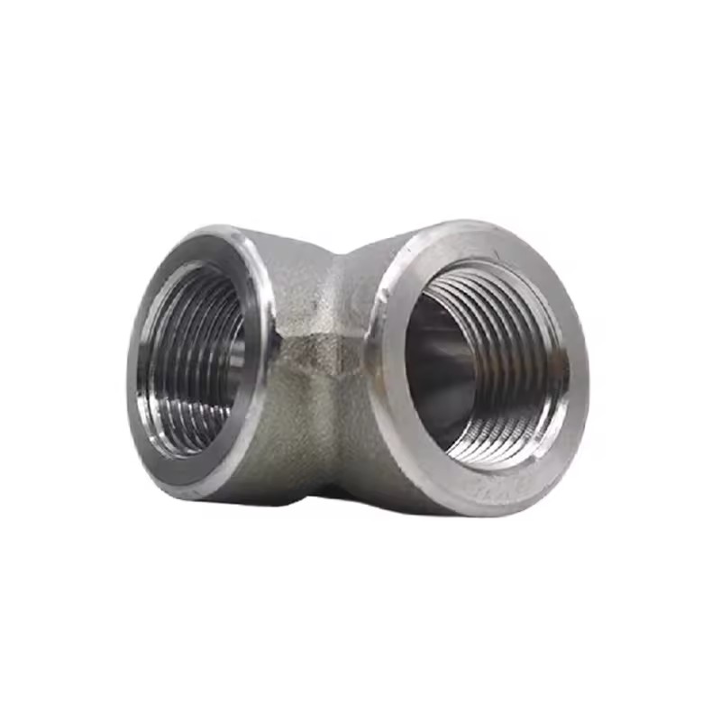 Factory Direct Delivery ASTM/ASME/JIS/DIN/BS/GB 1/8"-4" Carbon Steel 90 Degree Threaded Elbow Pipe Fittings