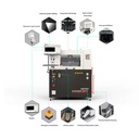 Compact Silent and Safe Integrated Control System for Industrial Scientific Research and Education Laboratory Equipment