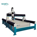 Customized AV 5 Axis CNC Waterjet Cutter Stable Abrasive Water Jet Cutting Machine for Glass