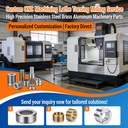 CNC Turning Wire EDM for Machining Service for Hex Shaft Collar-Precision Aluminum Stainless Steel Rigid Shaft Locking Ball