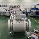 High/Low Temperature Top Mounted Flanged Trunnion Ball Valve High Pressure 200 psi Hydraulic OEM Stainless Steel 304 PTFE