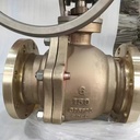 Xinli Copper Alloy Flange Ball Valve OEM Customized Strong Corrosion Resistant Straight-through Connection Industrial Use C95800