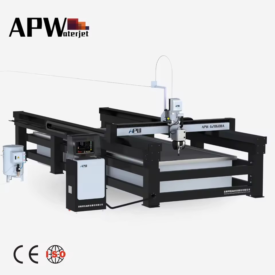 APW 45 Degree Stone Water Cutting Machine Granite Water Jet Cutter