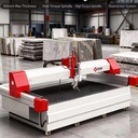 5-Axis Motor/Engine Waterjet Cutter Machine with ISO9001 CE Certification Industrial Metal Cutting System