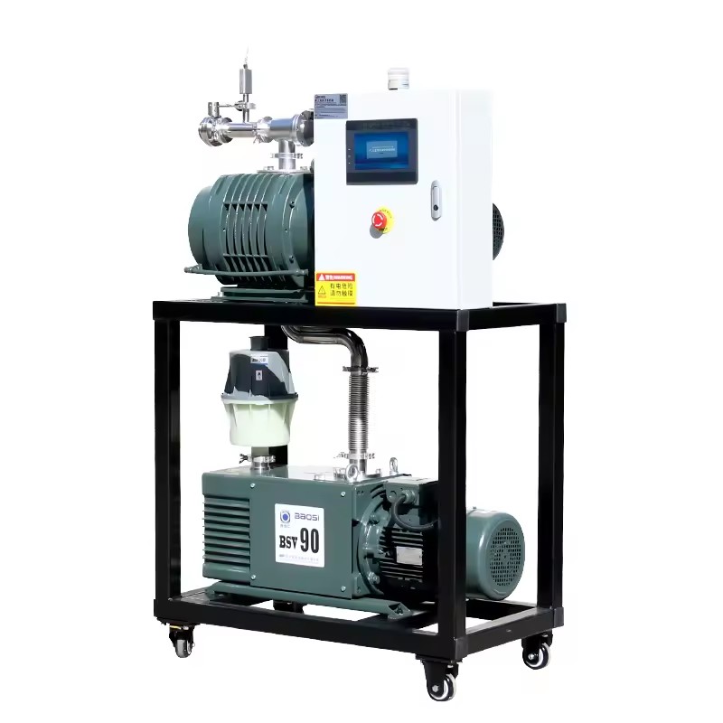 JZ300H Roots Vacuum Pump System with BSV275 Single Stage Rotary Vane Pump