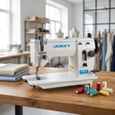 JUKKY 20U63 Industrial Zig-Zag Sewing Machine Professional Heavy Duty Walking Foot Sewing Machines for Leather Straight Seaming