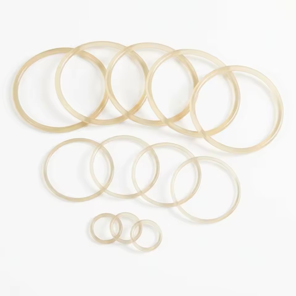 Super High Performance Custom White Silicone O Ring Seal Rubber Sealing Ring FFKM Temperature Resistant Rubber Seal Rubber Ring