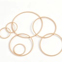 Koper FFKM O-Rings JIS B-2401 V Model Vacuum-Resistant Seals for Aircraft Fuel Hydraulic Systems -40~315 Temperature Range