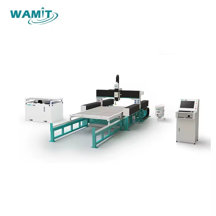 High Pressure 3 Axis 5 Axis CNC Water Jet Cutter for Granite and Stone Cutting