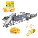 Semi-Fried Potato Production Line Washing Peeling Cutting Drying Frying Machine to Make Potato Chips