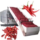 Intelligent Temperature-controlled Stainless Steel Ti Core Gear Mesh Belt Dryer for Chili Pepper Red Pepper Chili Powder Drying