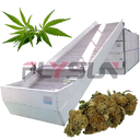 Industrial Hemp Leaf & Straw Drying Machine Automatic Stainless Steel Mesh Belt Dryer with Gear and Ti Components
