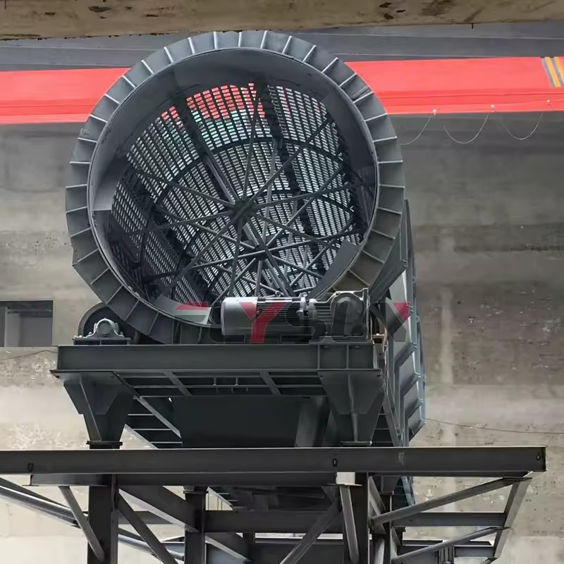 Customized Roller Drive Drum Screening Machine Ore Sand Separation Drum Screen Trommel Screen