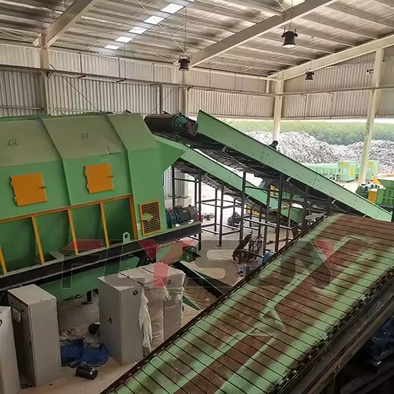 Guoxin GXFS Environment-friendly Organic Waste Sorting Trommel Screen Recycling Plant Motor High Efficiency CE ISO Certified
