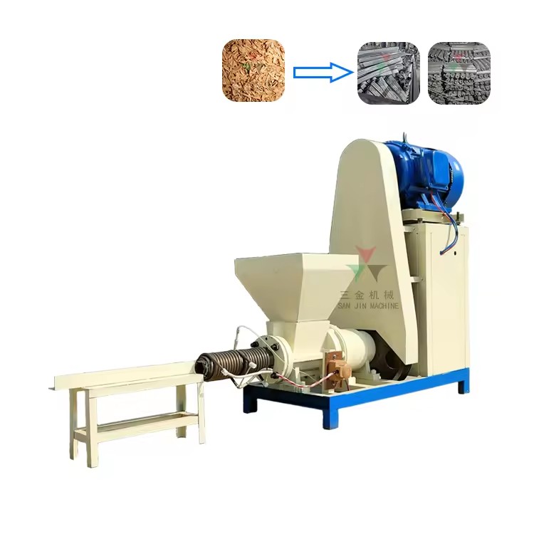 Factory Price Rice Husk Hexagonal Sawdust Rice Husk Coconut Shell Straw Charcoal Briquette Extruder Making Machine for Sale
