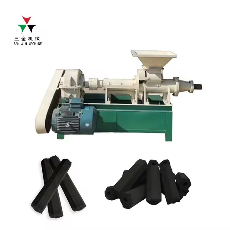 2024 Bio Coal Extruder Briquette Machine With Hole Complete Plants for Sell