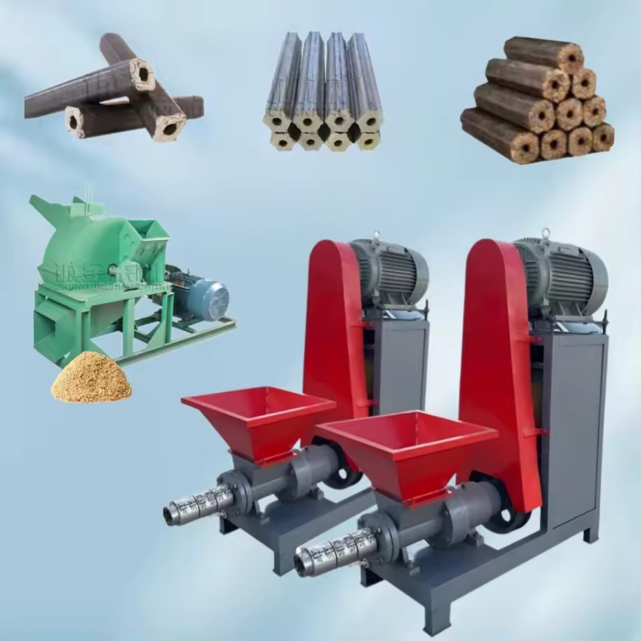 Biomass Wood Briquette Sawdust Briquette Making Machine High Quality Charcoal Briquette Machine/ Groundnut Shell Charcoal Maker