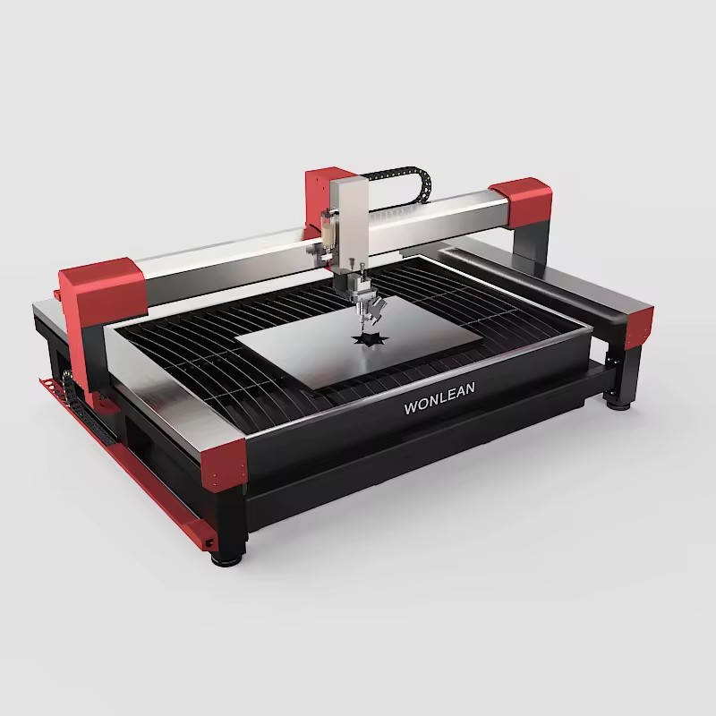 WONLEAN Water Jet Metal Cutter 5 Axis Cnc Water Jet Cutting Machinery