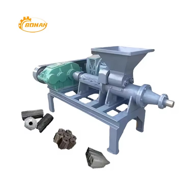 Professional Charcoal Compactor Briquette Machines Extrusion Rods Coal Rod Manufacturing Equipment Henan Low Prices 1 Year