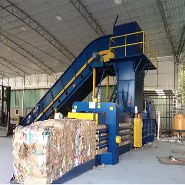 Professional Production of Automatic Hydraulic Horizontal Waste Paper and Cardboard Press Packaging Machine