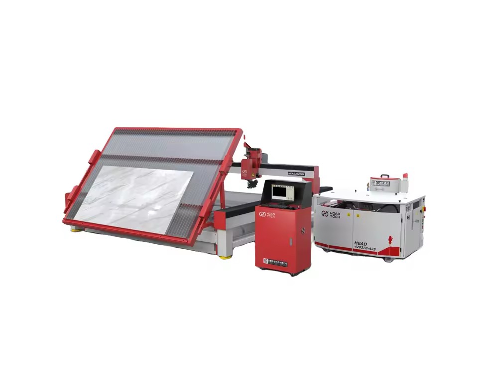 High Precision Waterjet Cutter CNC Stone Glass Tile Marble Rotating Platform Factory Price