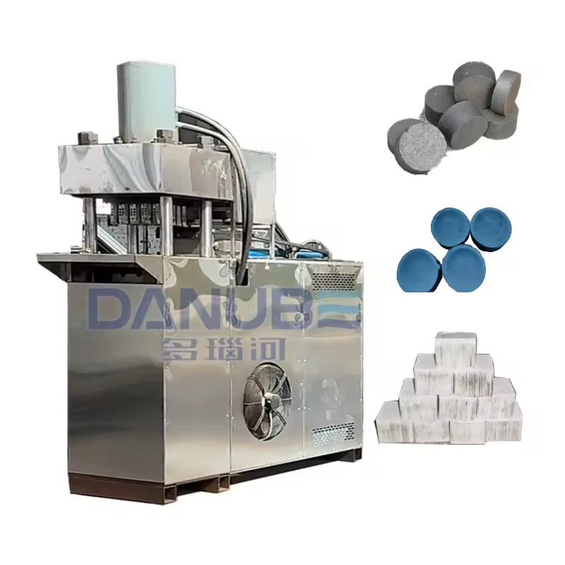Automatic Coke Powder Chemical Powder Press Machine Sponge Iron Briquette Making Machine